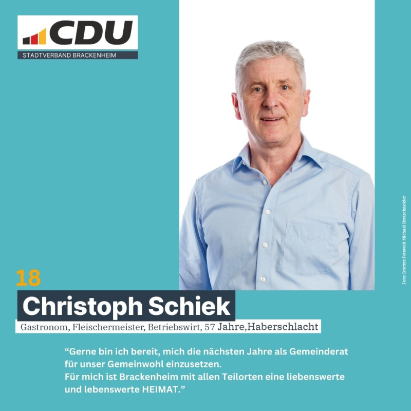  Christoph Schiek